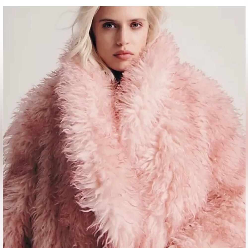 New Free People Helena Shearling Coat - Picture 3 of 11